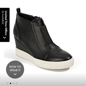 Linea Paolo wedge sneaker bootie size 7
